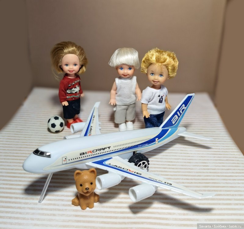 Мои мальчики и самолёт — Куклы Kelly (Келли): Сестра Барби (фото 6)