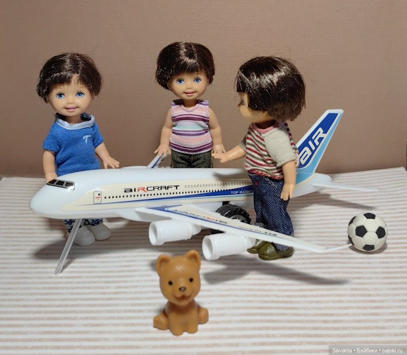 Мои мальчики и самолёт — Куклы Kelly (Келли): Сестра Барби