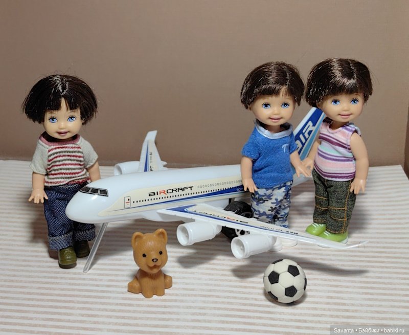 Мои мальчики и самолёт — Куклы Kelly (Келли): Сестра Барби