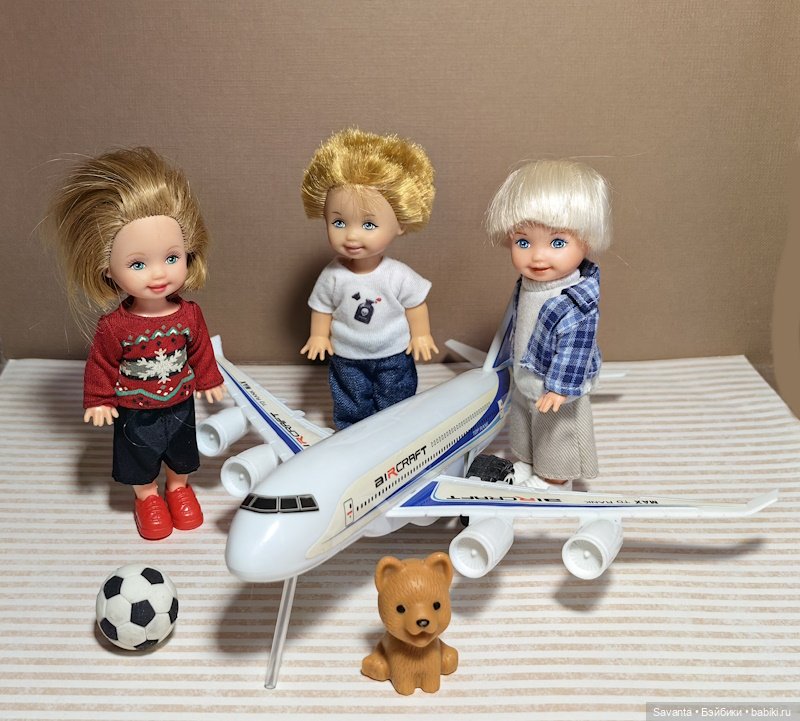 Мои мальчики и самолёт — Куклы Kelly (Келли): Сестра Барби (фото 3)