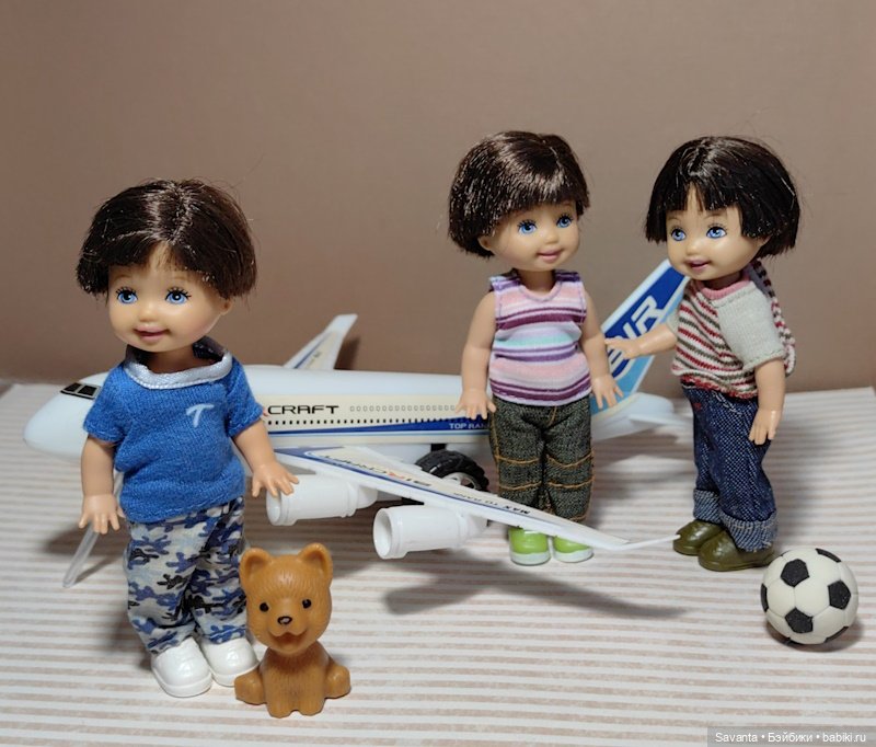 Мои мальчики и самолёт — Куклы Kelly (Келли): Сестра Барби (фото 7)