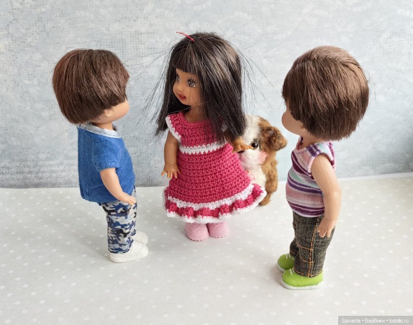 Куколки малышки Келли и собачка Клёпа (фото 3)
