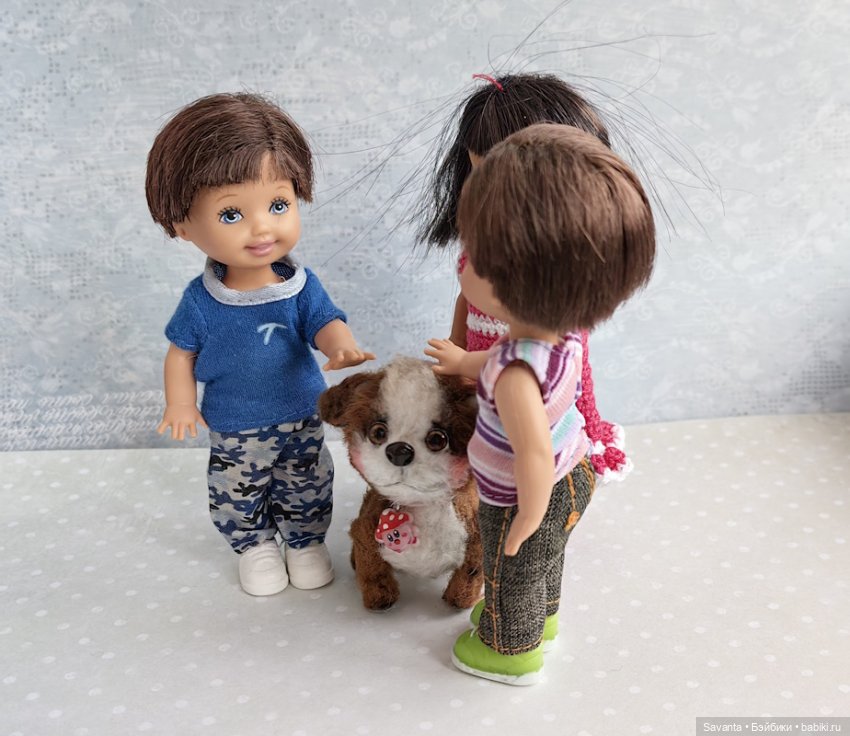 Куколки малышки Келли и собачка Клёпа (фото 7)