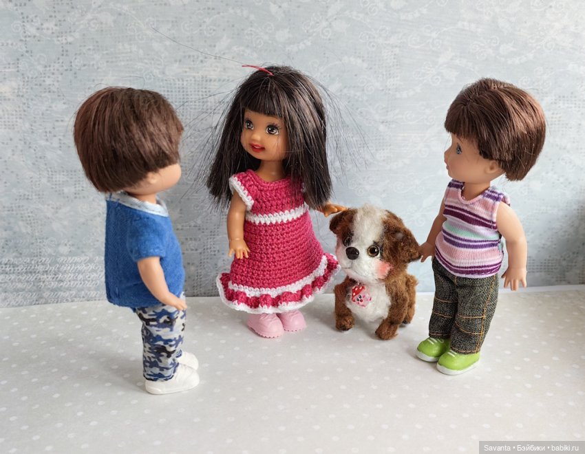 Куколки малышки Келли и собачка Клёпа (фото 4)