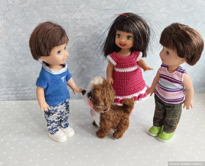 Куколки малышки Келли и собачка Клёпа (фото 6)