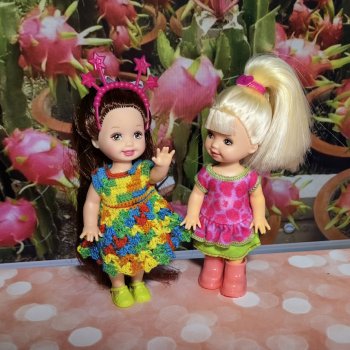 Куколки малышки Келли И Питахайя.