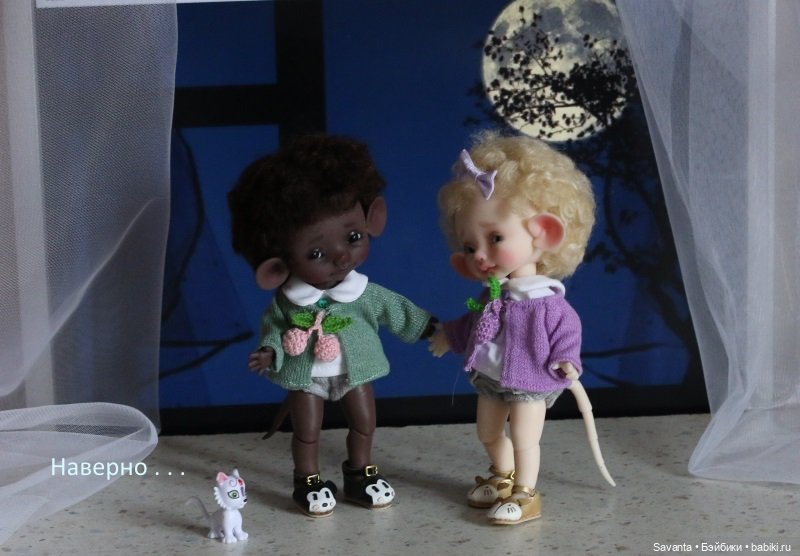 Мышки милашки и Луна — Куклы Nikki Britt (Никки Бритт): авторские BJD (БЖД) (фото 5)