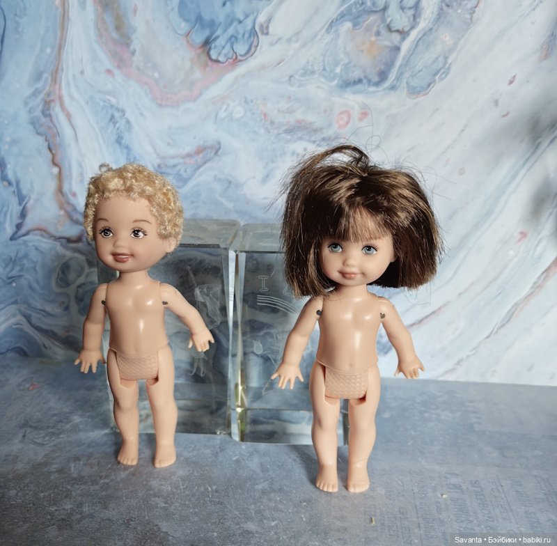 Куколки малышки Келли. Морские чудики из коробки (фото 10)