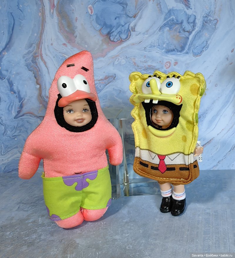 Куколки малышки Келли. Морские чудики из коробки (фото 4)