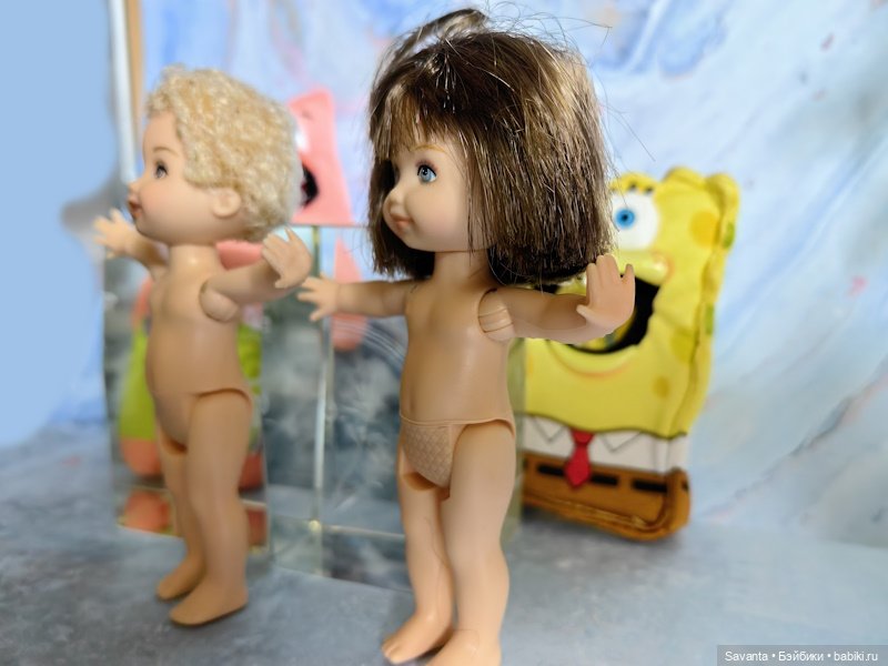 Куколки малышки Келли. Морские чудики из коробки (фото 9)