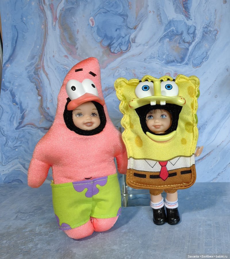 Куколки малышки Келли. Морские чудики из коробки (фото 5)