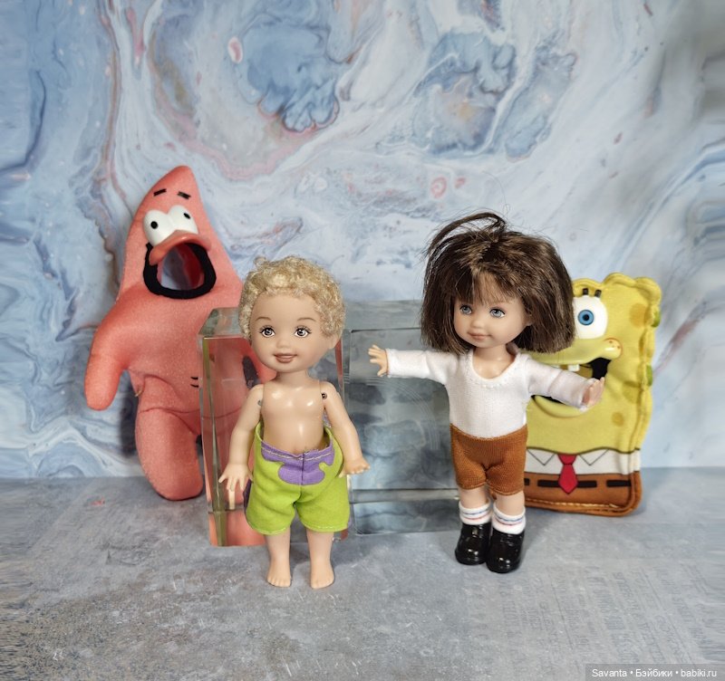 Куколки малышки Келли. Морские чудики из коробки (фото 6)