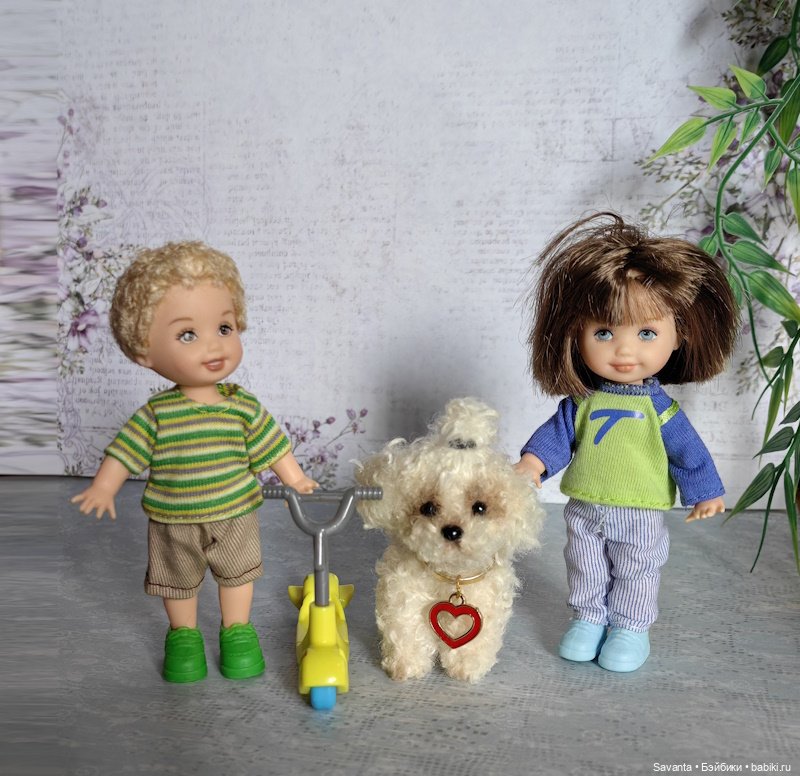 Куколки малышки Келли. Морские чудики из коробки