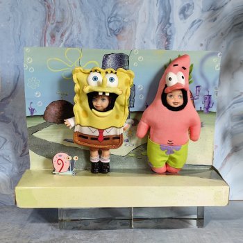 Куколки малышки Келли. Морские чудики из коробки.