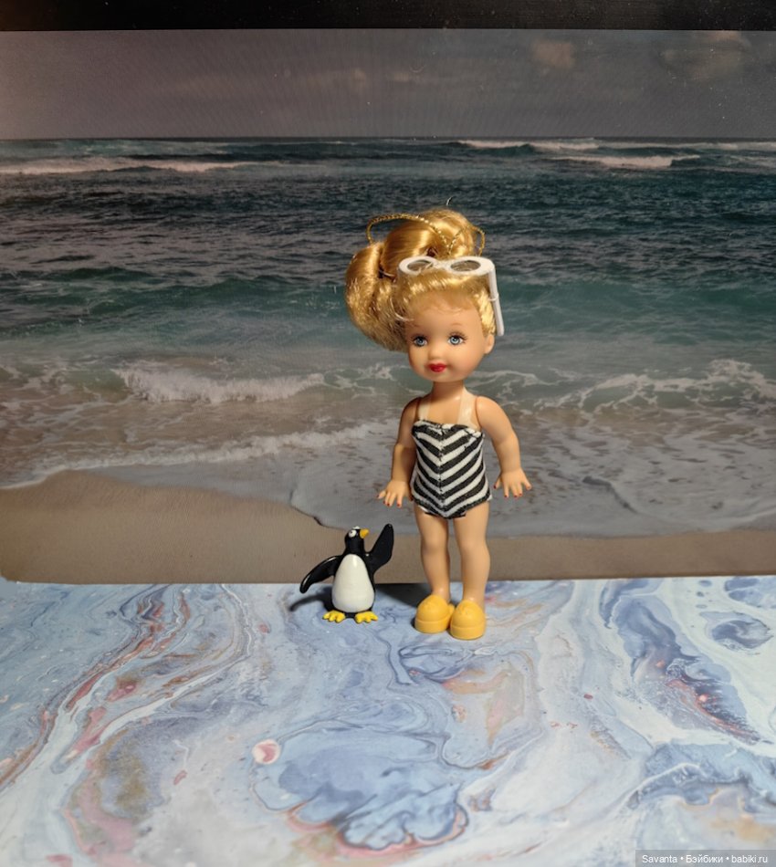 Куколки малышки Келли. Море,Море, мир бездонный.Пенный шелест волн прибрежных (фото 3)