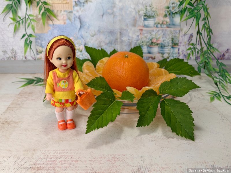 Куколки малышки Келли. Яблочный Спас и Фруктовые девочки Келли
