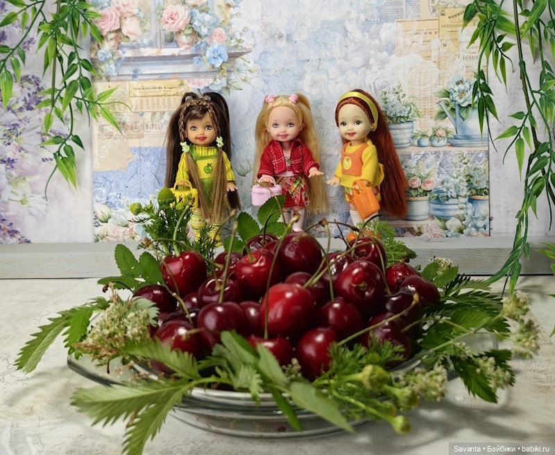 Куколки малышки Келли. Яблочный Спас и Фруктовые девочки Келли