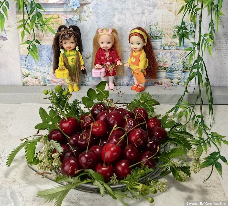 Куколки малышки Келли. Яблочный Спас и Фруктовые девочки Келли