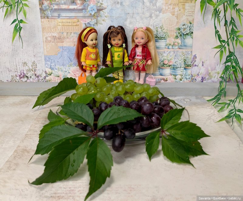 Куколки малышки Келли. По следам Яблочного Спаса. Фрукты.))) Много фруктов.))) (фото 7)