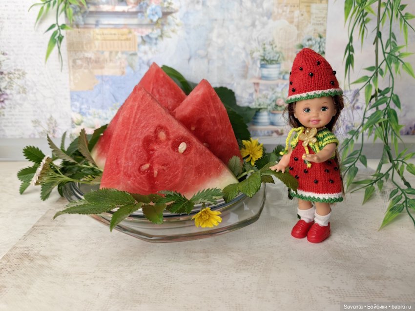 Куколки малышки Келли. По следам Яблочного Спаса. Фрукты.))) Много фруктов.)))