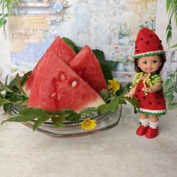 Куколки малышки Келли. По следам Яблочного Спаса. Фрукты.))) Много фруктов.)))