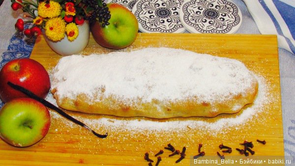 Австрийский штрудель с яблоками