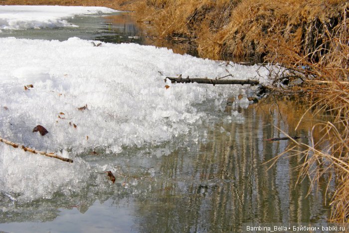 Незаметная ранняя весна - лед тронулся