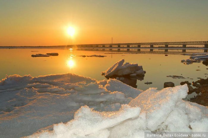Незаметная ранняя весна - лед тронулся