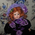 Переодевалочки антикварной куклы Марсельки