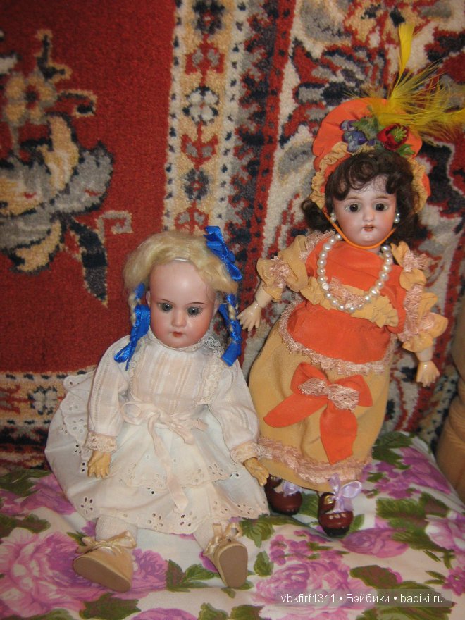 Антикварные куклы - Марсель, Симон и Х