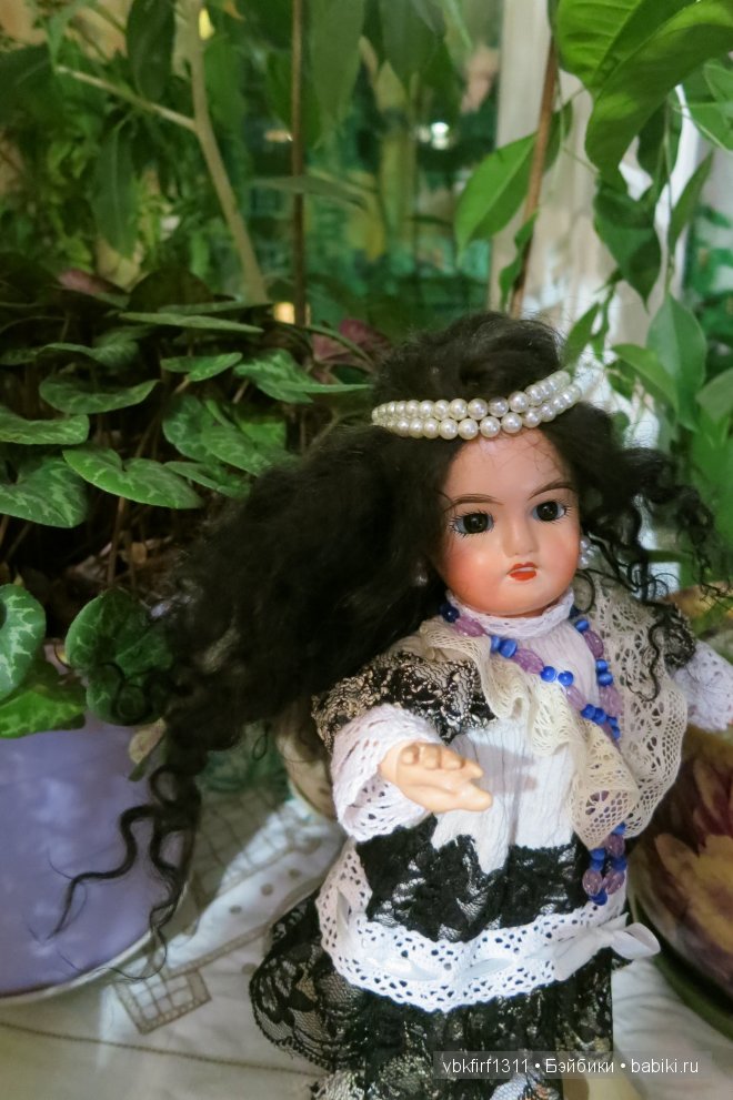 Антикварная кукла Лиза — Редкие антикварные куклы и реплики: воск (фото 4)