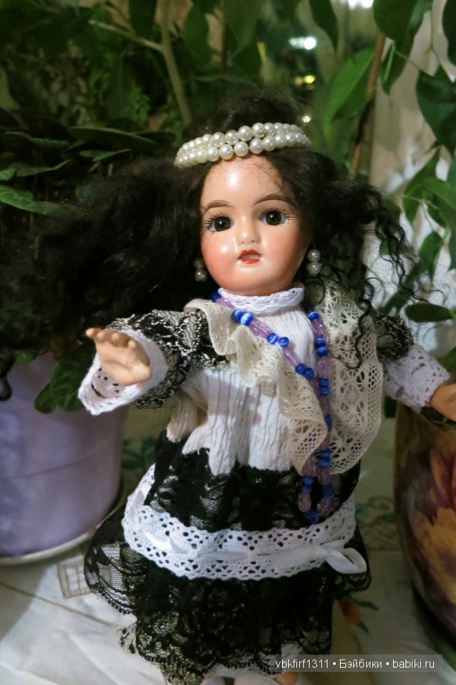 Антикварная кукла Лиза — Редкие антикварные куклы и реплики: воск (фото 5)