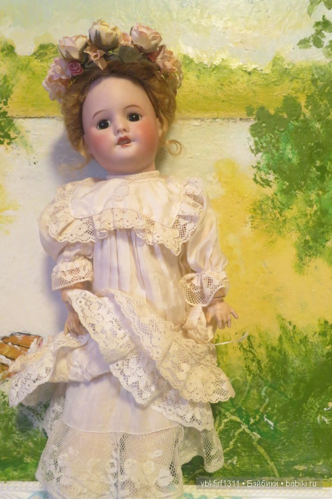 Приехала новенькая француженка - антикварная кукла Вивьен (фото 6)