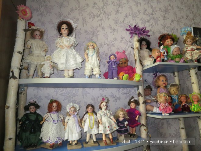 Моя коллекция антикварных кукол и новая полочка (фото 2)