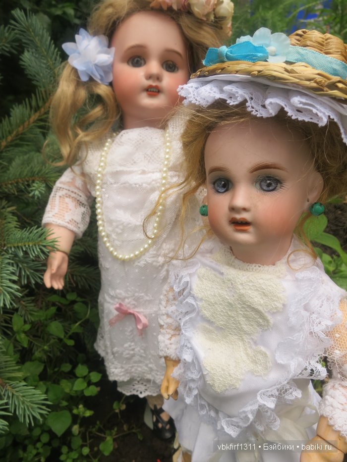 Девочки на даче — Антикварные куклы Jumeau (Жюмо): Tete Jumeau