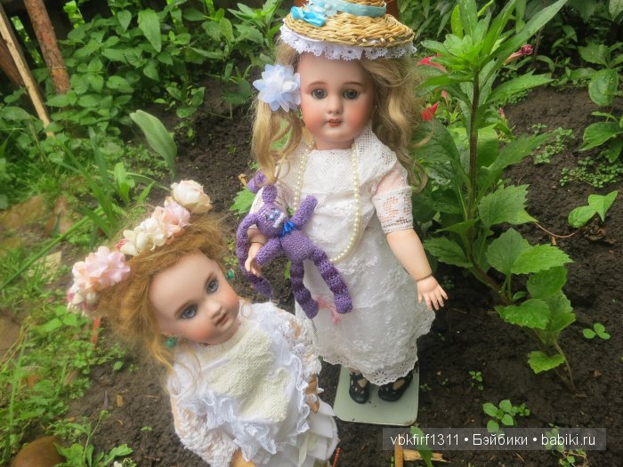 Девочки на даче — Антикварные куклы Jumeau (Жюмо): Tete Jumeau (фото 6)