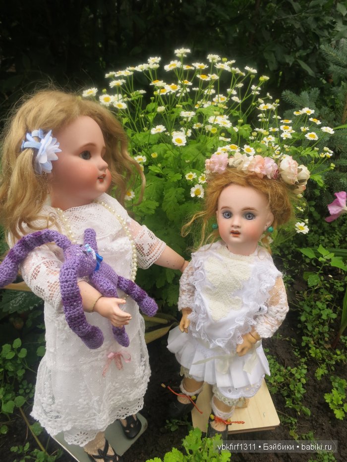 Девочки на даче — Антикварные куклы Jumeau (Жюмо): Tete Jumeau (фото 4)