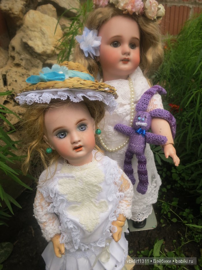 Девочки на даче — Антикварные куклы Jumeau (Жюмо): Tete Jumeau (фото 9)