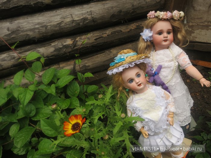 Девочки на даче — Антикварные куклы Jumeau (Жюмо): Tete Jumeau (фото 8)