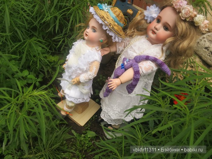 Девочки на даче — Антикварные куклы Jumeau (Жюмо): Tete Jumeau (фото 10)