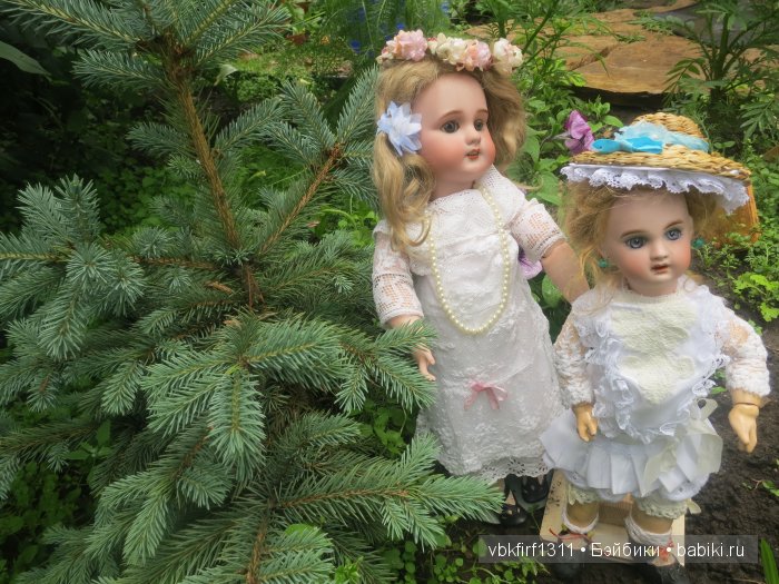 Девочки на даче — Антикварные куклы Jumeau (Жюмо): Tete Jumeau