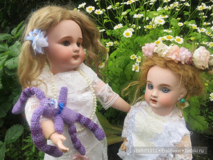 Девочки на даче — Антикварные куклы Jumeau (Жюмо): Tete Jumeau (фото 5)