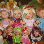 Однажды вечером... Куклы Galoob baby face