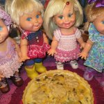 С Рождеством ! Лоранский пирог с курицей и шампиньонами.