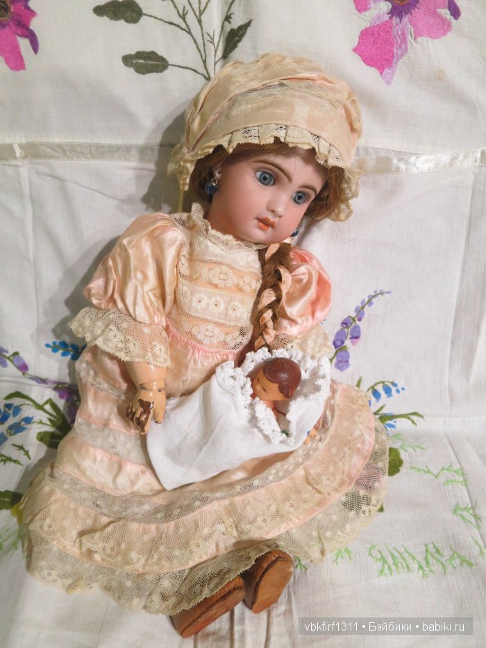Прекрасная Жюмона — Антикварные куклы Jumeau (Жюмо): Tete Jumeau (фото 5)