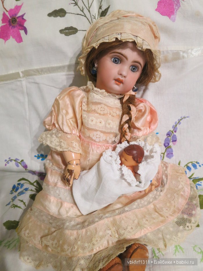 Прекрасная Жюмона — Антикварные куклы Jumeau (Жюмо): Tete Jumeau (фото 3)