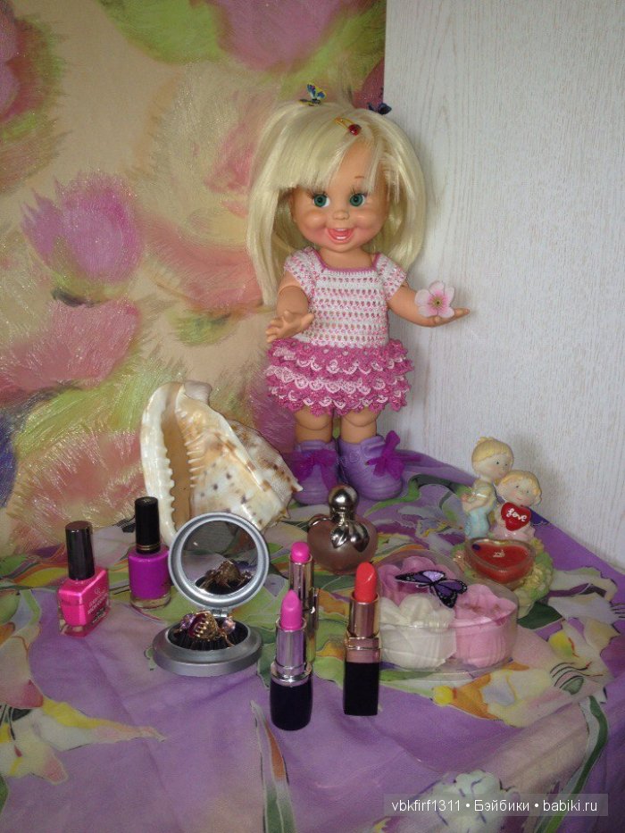 Блондинка в розовом -участница конкурса "Все девочки любят розовое"