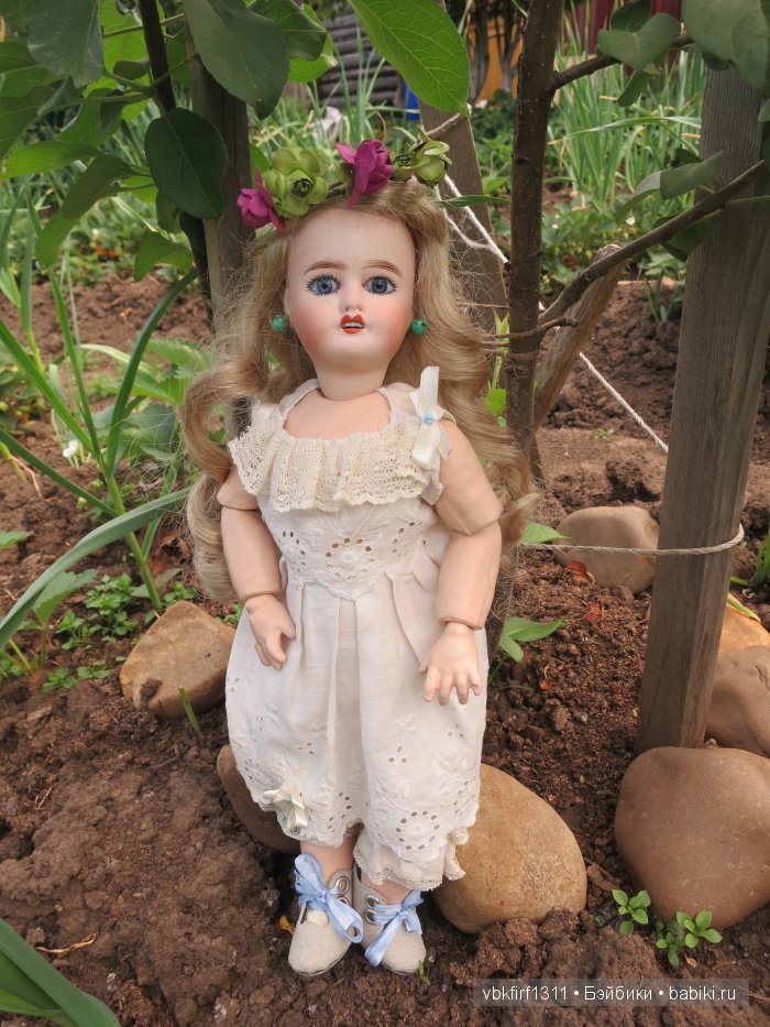 Прекрасная Бланш — Антикварные куклы Limoges (Лимож): Lanternier (фото 8)