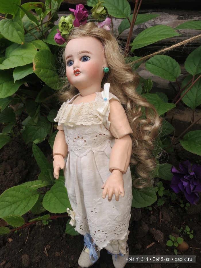 Прекрасная Бланш — Антикварные куклы Limoges (Лимож): Lanternier (фото 3)