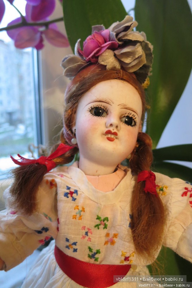 Франция Лимож - Фарфор - Антикварные куклы